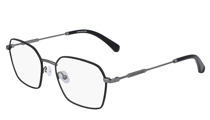 Armação de Óculos de Grau Calvin Klein Jeans, modelo CKJ20102, cor 001, tamanho 53