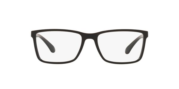 Armação de Óculos de Grau Masculino Tecnol Retangular TN3074 Cor Preto Fosco