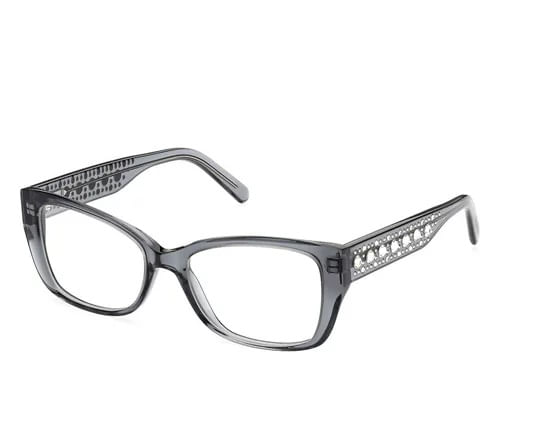 Armação de Óculos de Grau Swarovski, modelo SK5452, cor 020, tamanho 52 Armação receituario Swarovski, modelo SK5452, cor 020, tamanho 52