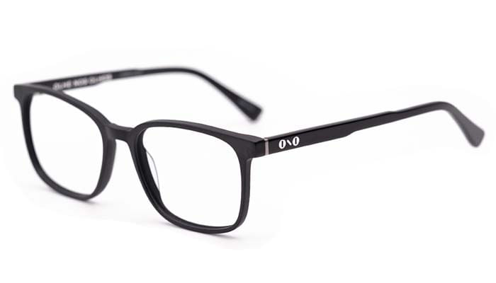 Armação de Óculos de Grau Ono, modelo ON0004, cor Preto Fosco, tamanho 55