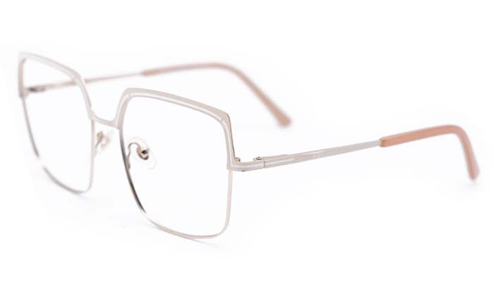Armação de Óculos de Grau Ono, modelo ON6005, cor Creme, tamanho 56