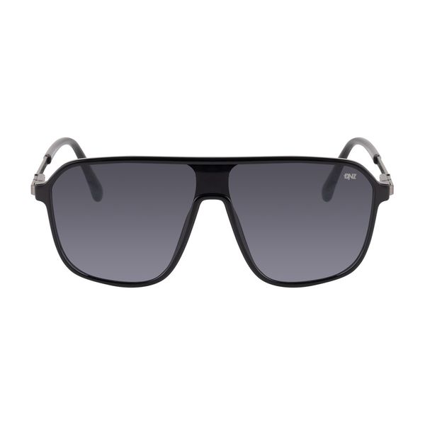 Óculos de sol Dnz Masculino 1 7028 Quadrado Cor Preto