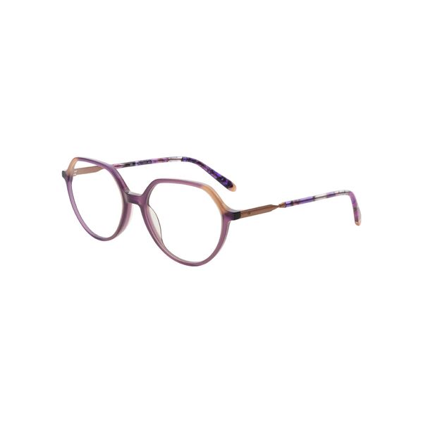 Armação de Óculos de Grau Dii Collection, modelo 1055, cor Roxo e Demi, tamanho 55