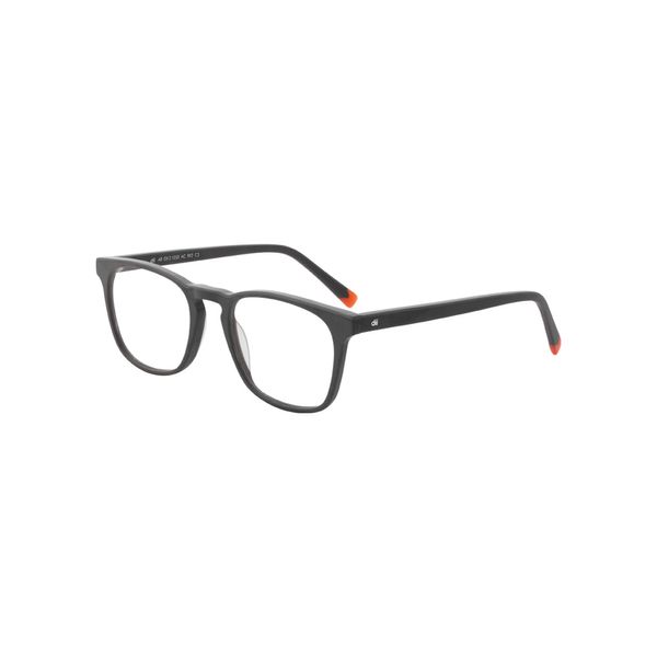 Armação de Óculos de Grau Dii Collection, modelo 1053, cor Cinza com Laranja, tamanho 52