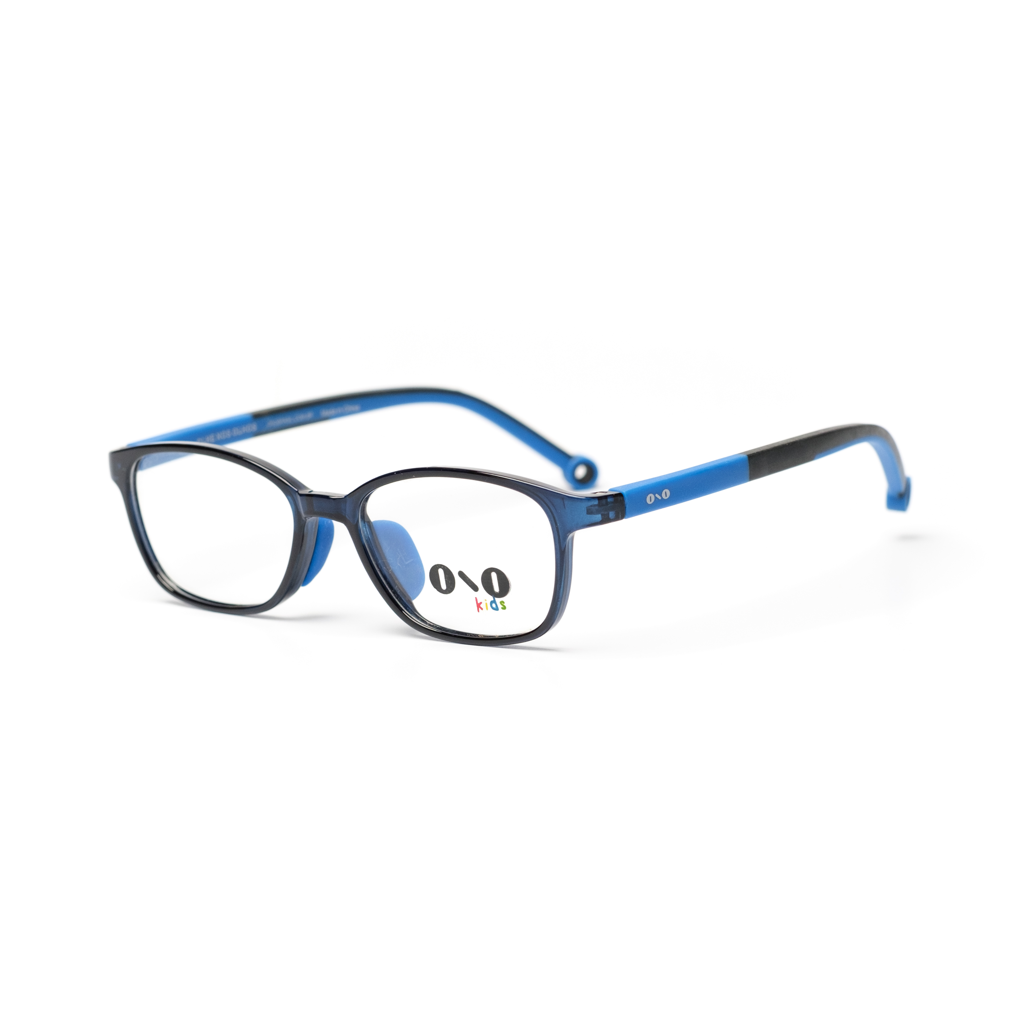 Armação de Óculos de Grau Infantil Ono, modelo ON0021I, cor Azul Marinho com Azul, tamanho 45