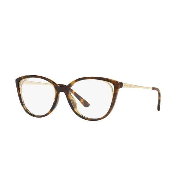Armação de Óculos de Grau Michael Kors, modelo 0MK4086U, cor 3006, tamanho 52