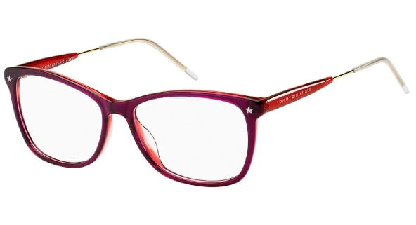 Armação de Óculos de Grau Tommy Hilfiger, modelo TH 1633, cor OYA, tamanho 53