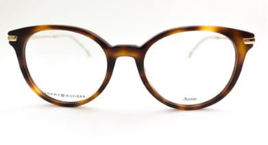 Armação de Óculos de Grau Tommy Hilfiger, modelo TH 1821, cor PJP, tamanho 51
