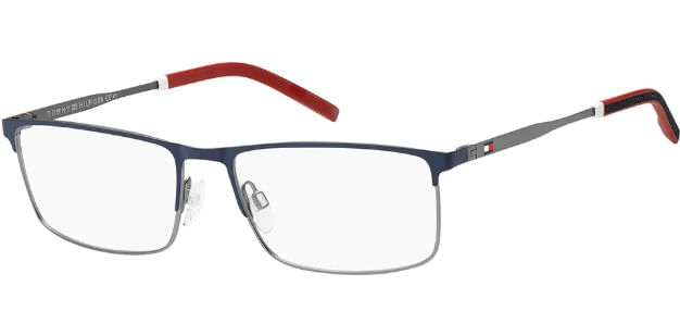 Armação de Óculos de Grau Tommy Hilfiger, modelo TH 1843, cor V6D, tamanho 57
