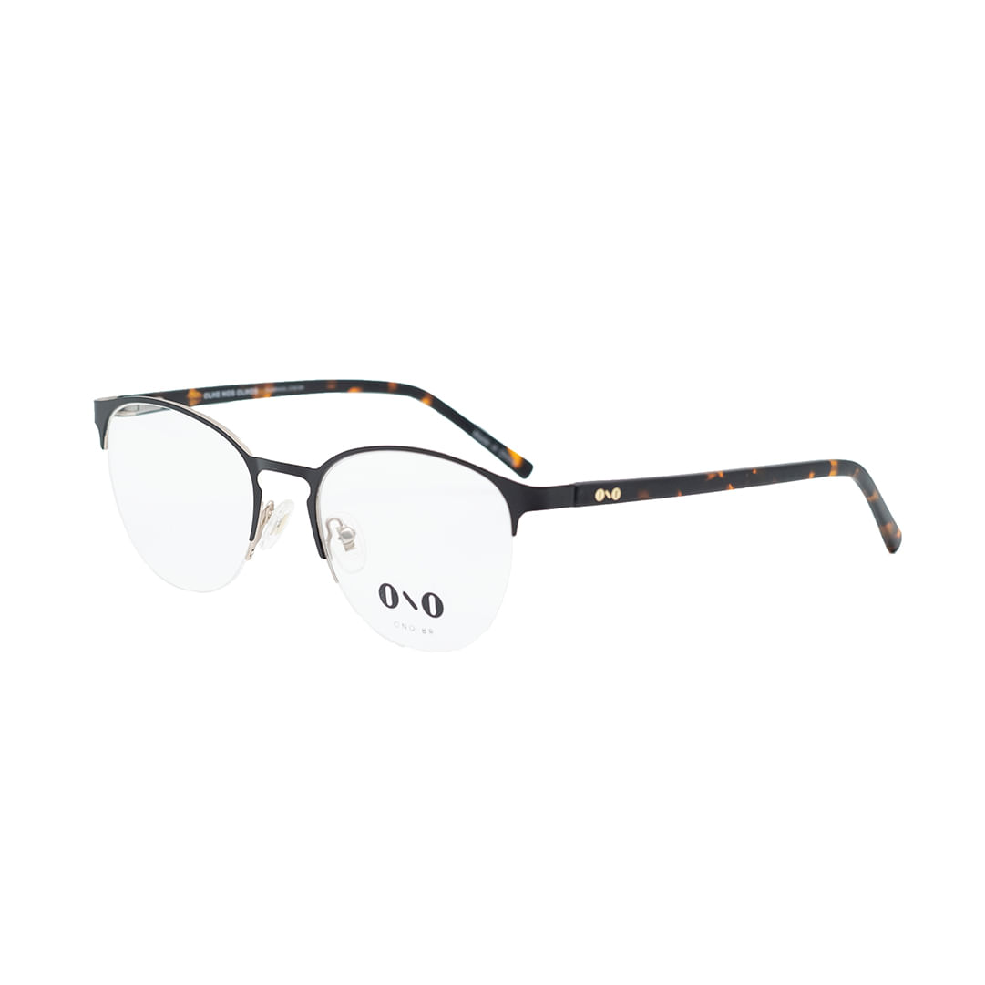 Armação de Óculos de Grau Ono, modelo ON6015, cor Preto com Tortoise, tamanho 54