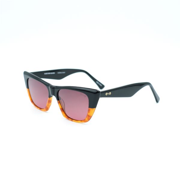Óculos de sol Ono, modelo ON0016S, cor Preto com Tortoise, tamanho 51