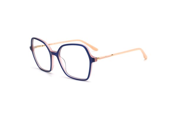 Armação de Óculos de Grau Dii Collection, modelo 1 9003, cor Azul com Rosa, tamanho 54