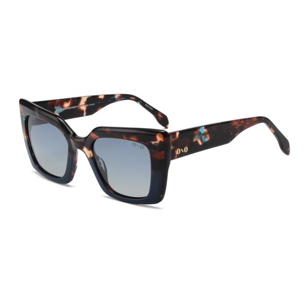 Óculos de sol Ono, modelo ON0015S, cor Tortoise com Azul, tamanho 51