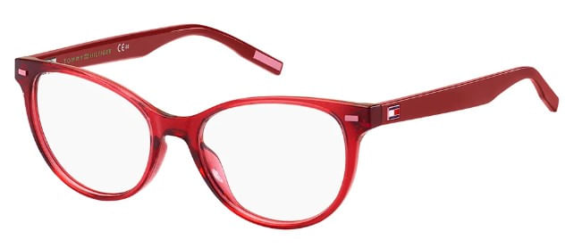 Armação de Óculos de Grau Tommy Hilfiger, modelo TH 1928, cor DXL, tamanho 50