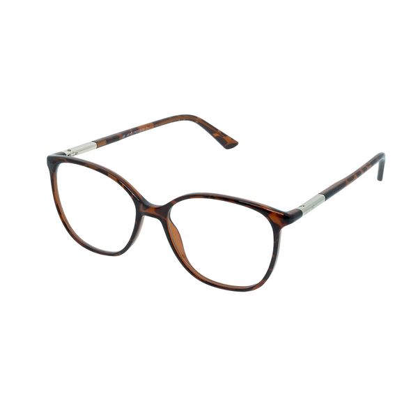 Armação de Óculos de Grau Hit, modelo 1 8002, cor Demi Marrom