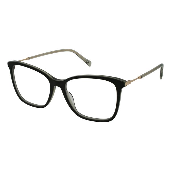 Armação de Óculos de Grau Hit, modelo 1 4092, cor Marrom com Dourado, tamanho 54