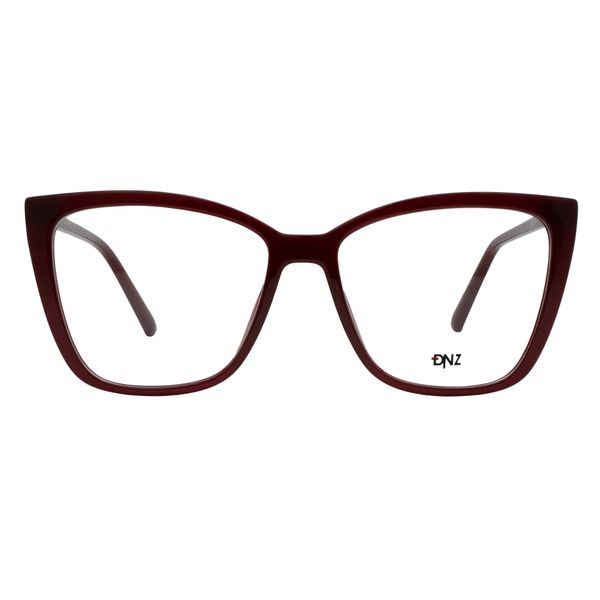 Armação de Óculos de Grau Dnz, modelo 1 4210, cor C2 Armação de Óculos de Grau Dnz, modelo 1 4210, cor Cereja