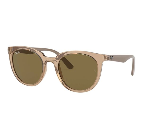Óculos de sol Ray Ban, modelo RB4383L, cor Bege, tamanho 53