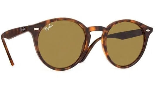 Óculos de sol Ray Ban, modelo RB2180, cor Havana claro, tamanho 49