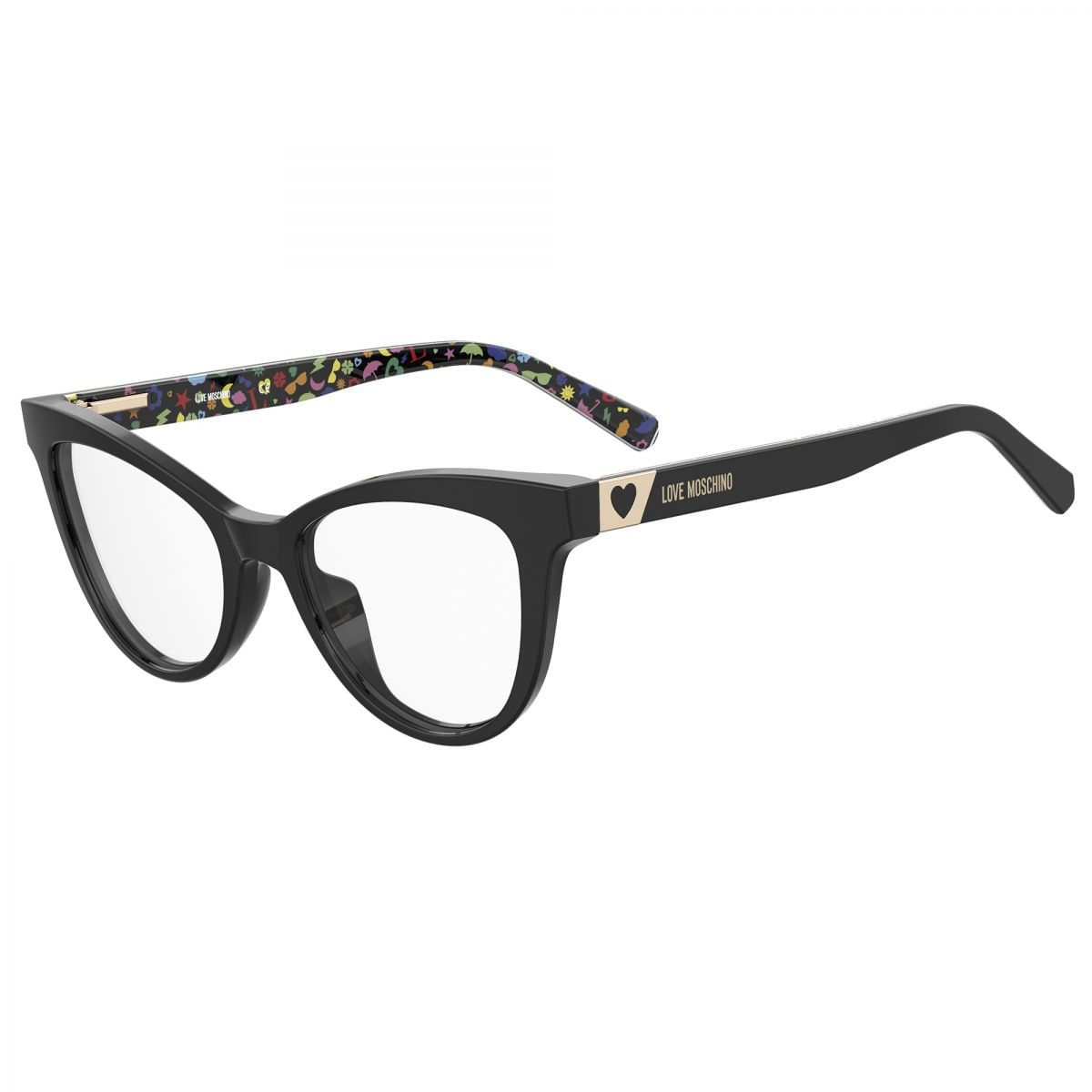 Armação de Óculos de Grau Moschino Love, modelo MOL576, cor 807, tamanho 50