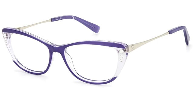 Armação de Óculos de Grau Pierre Cardin, modelo P.C. 8505, cor RY8, tamanho 53