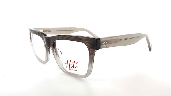 Armação de Óculos de Grau Hit Masculino 4 7011 Quadrado Cor Cinza Degradê
