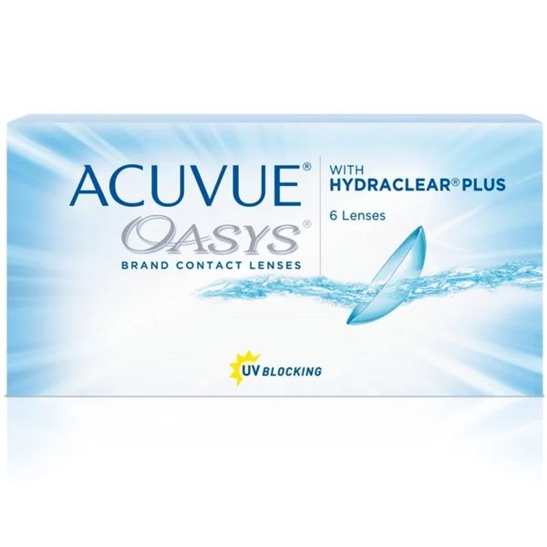 Lentes de Contato Acuvue Oasys com Hydraclear 3 Pares +0,50