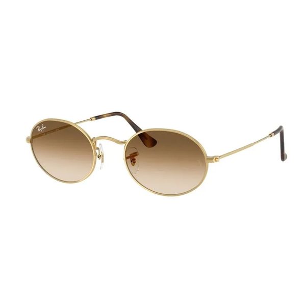 Óculos de Sol Feminino Ray-Ban RB3547 001/51 54 Cor Marrom Degradê OC RBAN RB3547 001/51 54 SOL