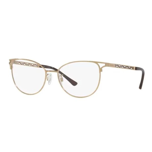 Armação de Óculos de Grau Feminina Gatinho Platini P91220 Dourado