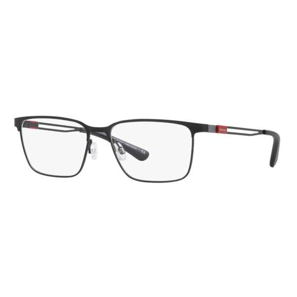 Armação de Óculos de Grau Masculino Jean Monnier Quadrado J81214 Cor Vermelho Escuro