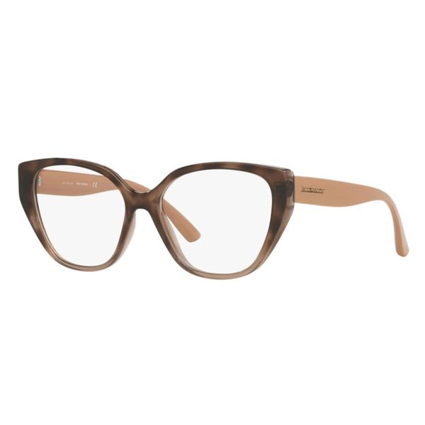Armação de Óculos de Grau Feminina Jean Monnier Borboleta J83254 Cor Havana/Caramelo
