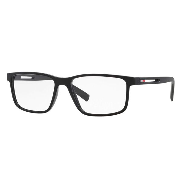 Armação de Óculos de Grau Masculino Jean Monnier Retangular J83242 Cor Preto