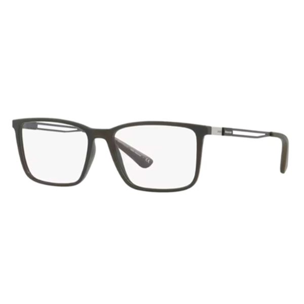 Armação de Óculos de Grau Masculino Jean Monnier Retangular J83250 Cor Verde Escuro Fosco