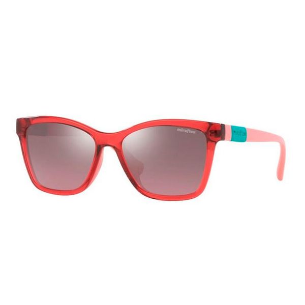 Óculos de Sol Infantil Miraflex Quadrado MF1042 Cor Rosa