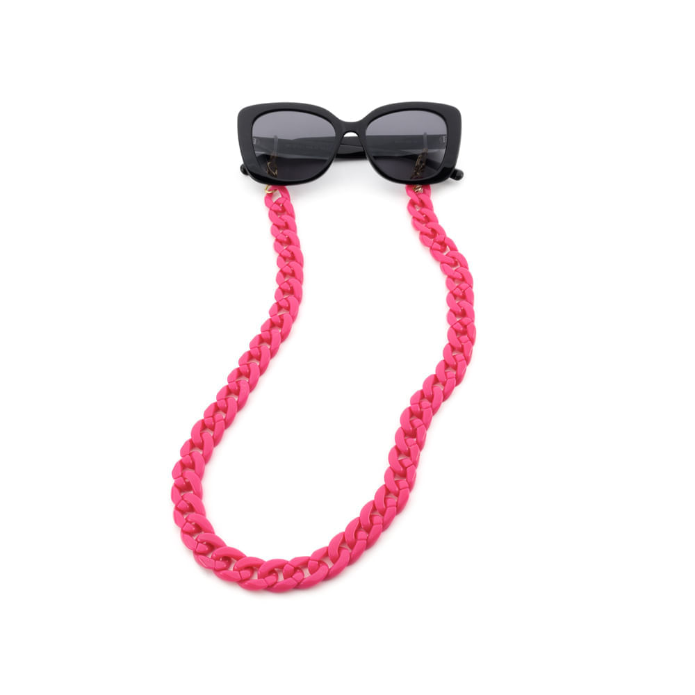 Corrente para Óculos Dii Collection Cor Rosa Pink