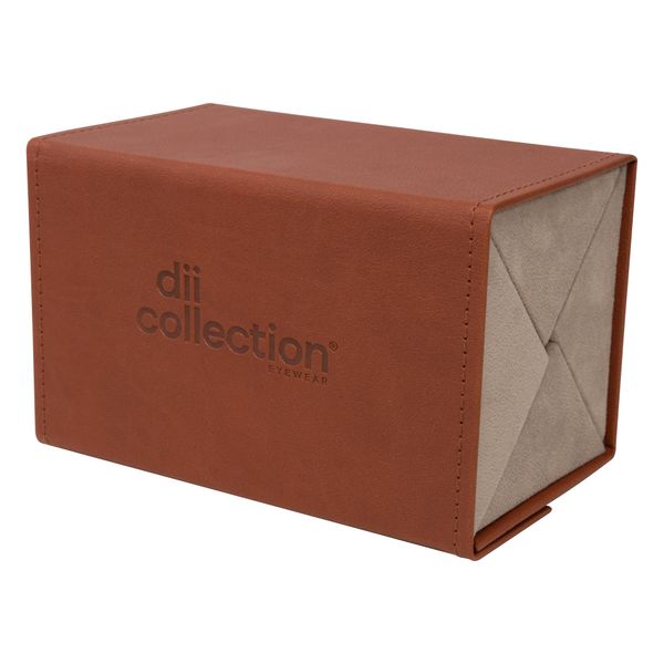 Estojo para Óculos Dii Collection c/ 4 compartimentos na Cor Caramelo