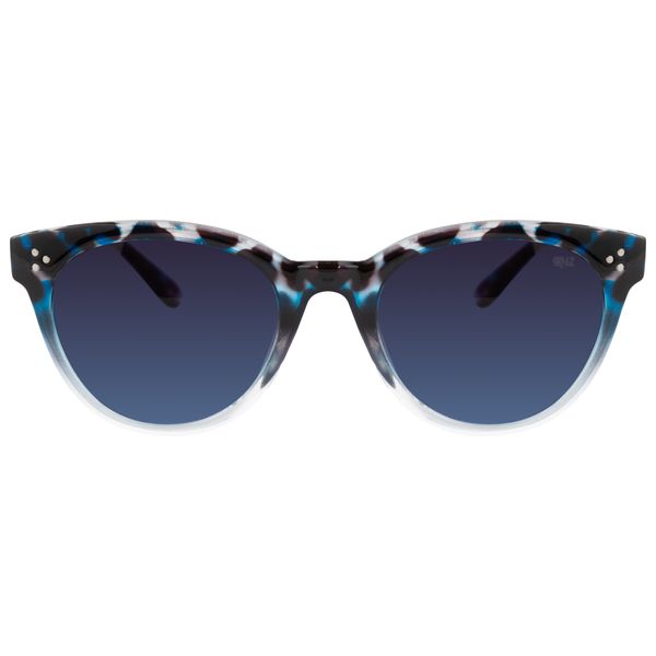 Óculos de Sol Dnz Armação SDNZ14242C4 Feminino Gatinho Demi Azul Cristal Injetado