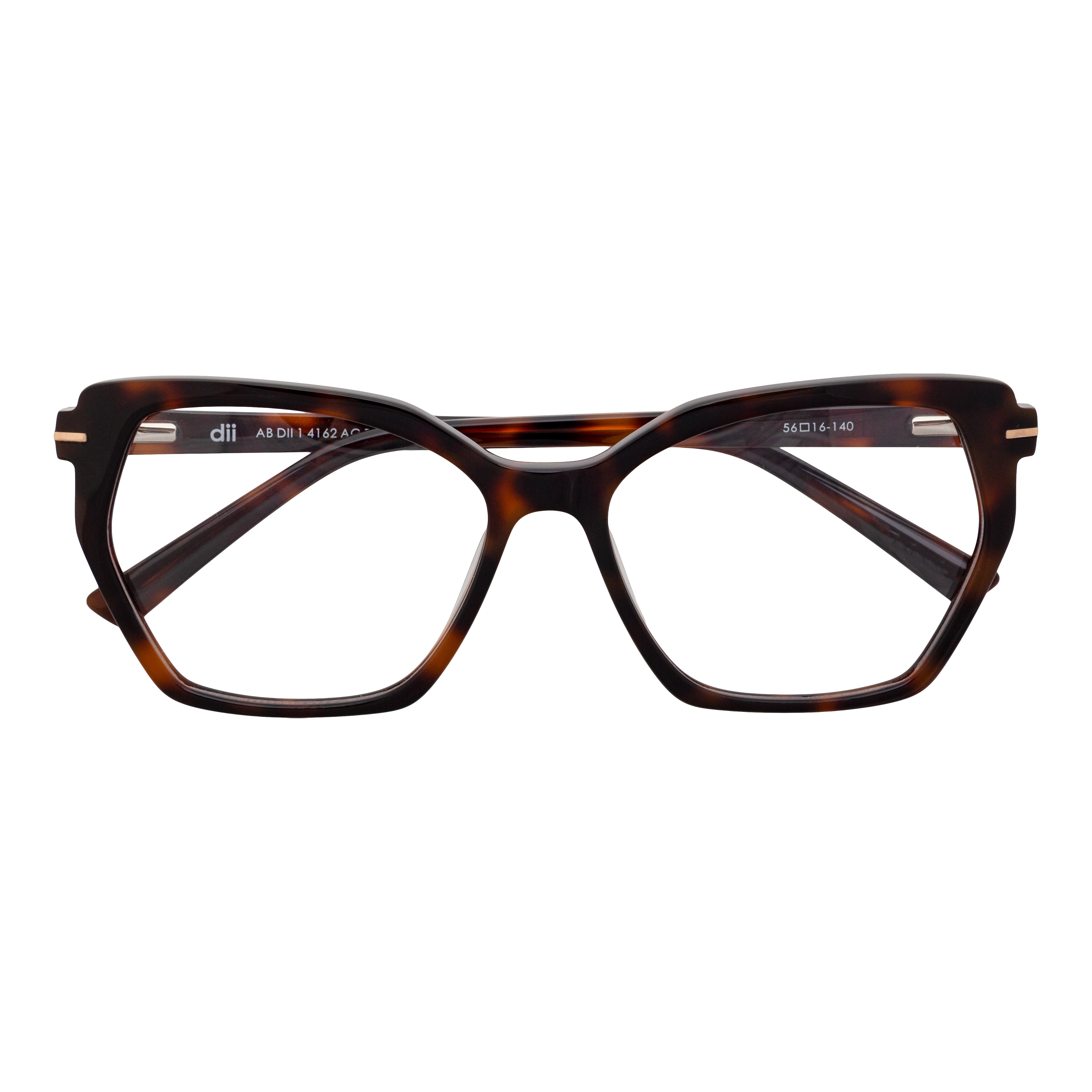 Armação para Óculos de Grau Feminino Dii Collection RDII14162C3 Demi Marrom