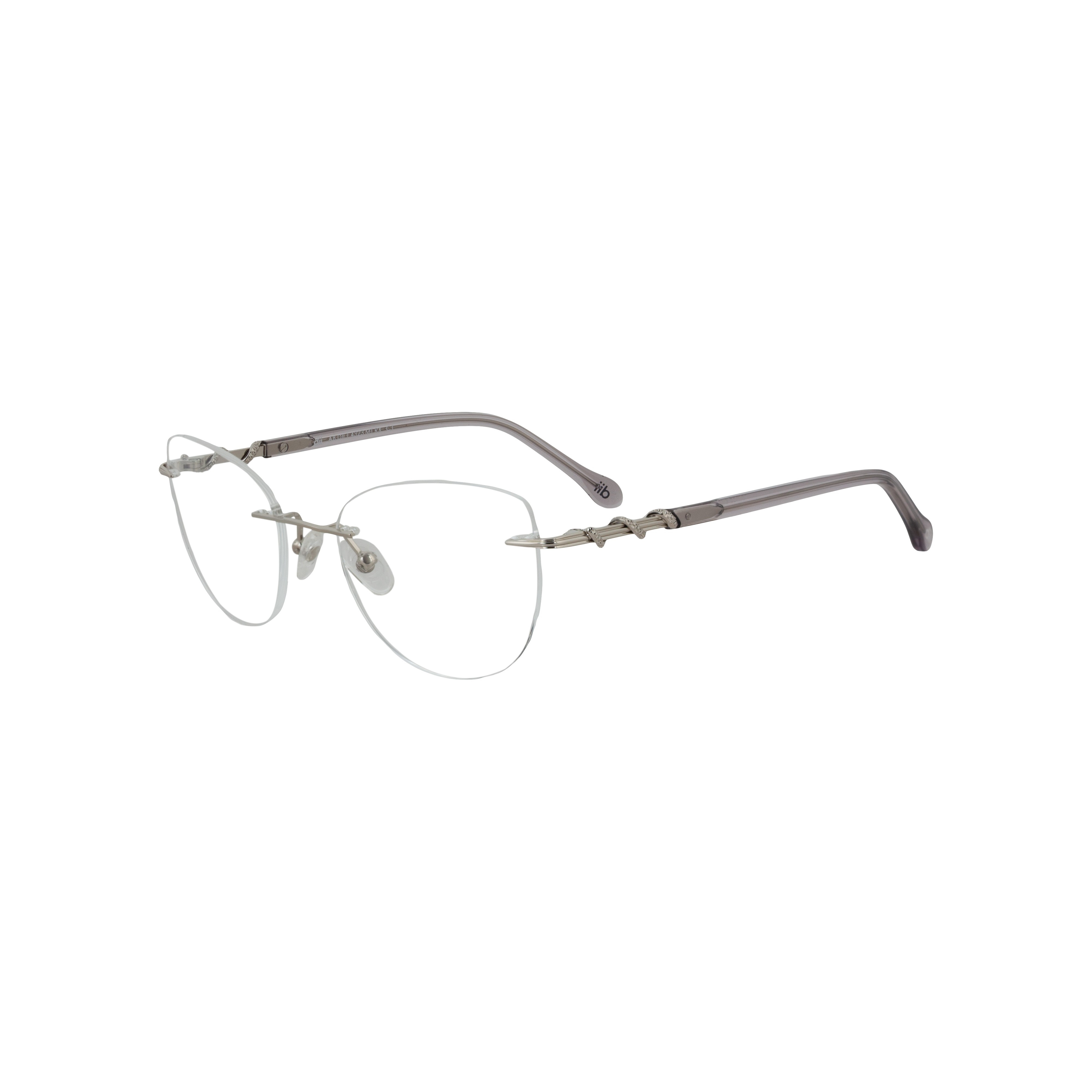 Armação para Óculos de Grau Feminino Dii Collection RDII14323C1 Prata