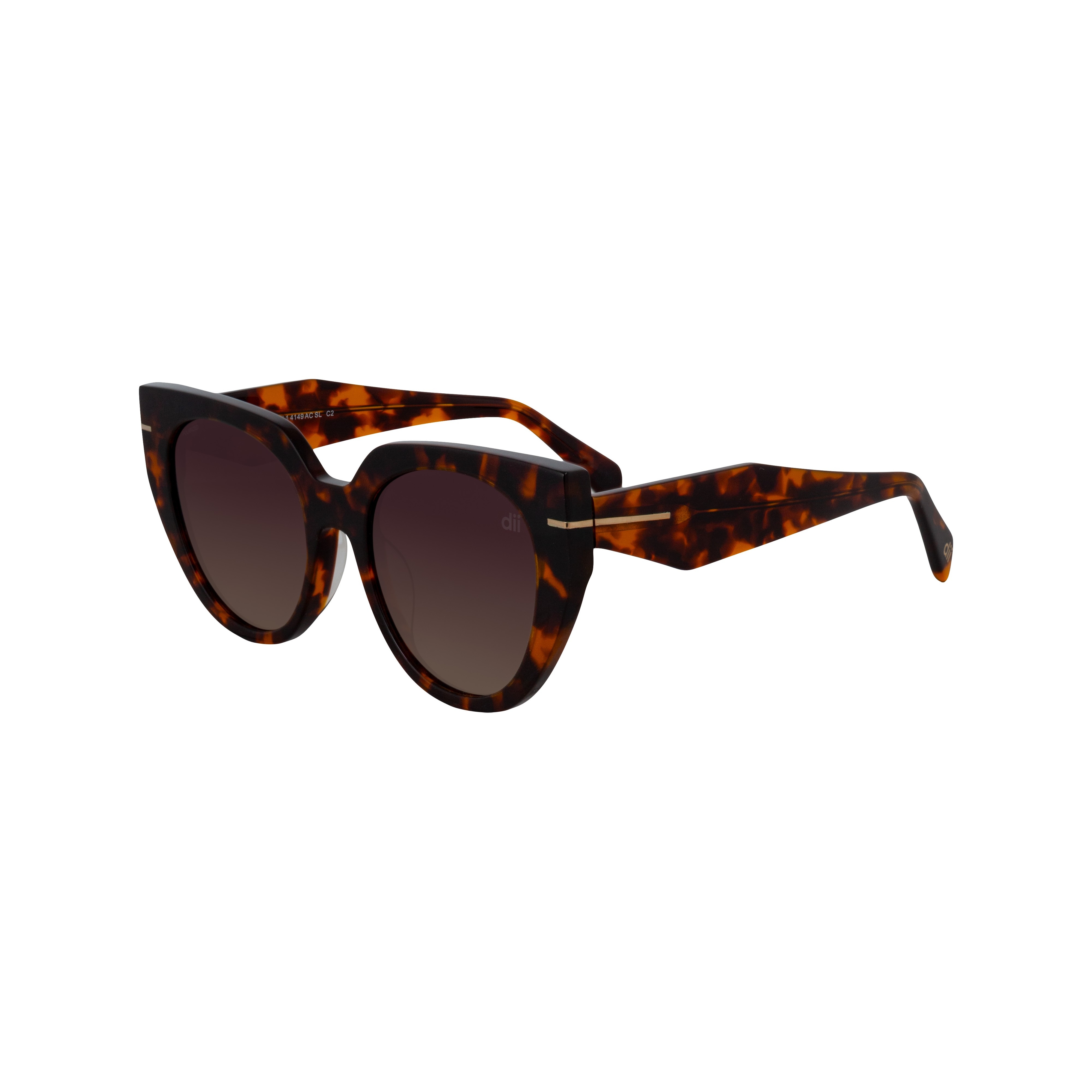 Óculos de Sol Feminino Dii Collection SDII14149C2 Demi Marrom