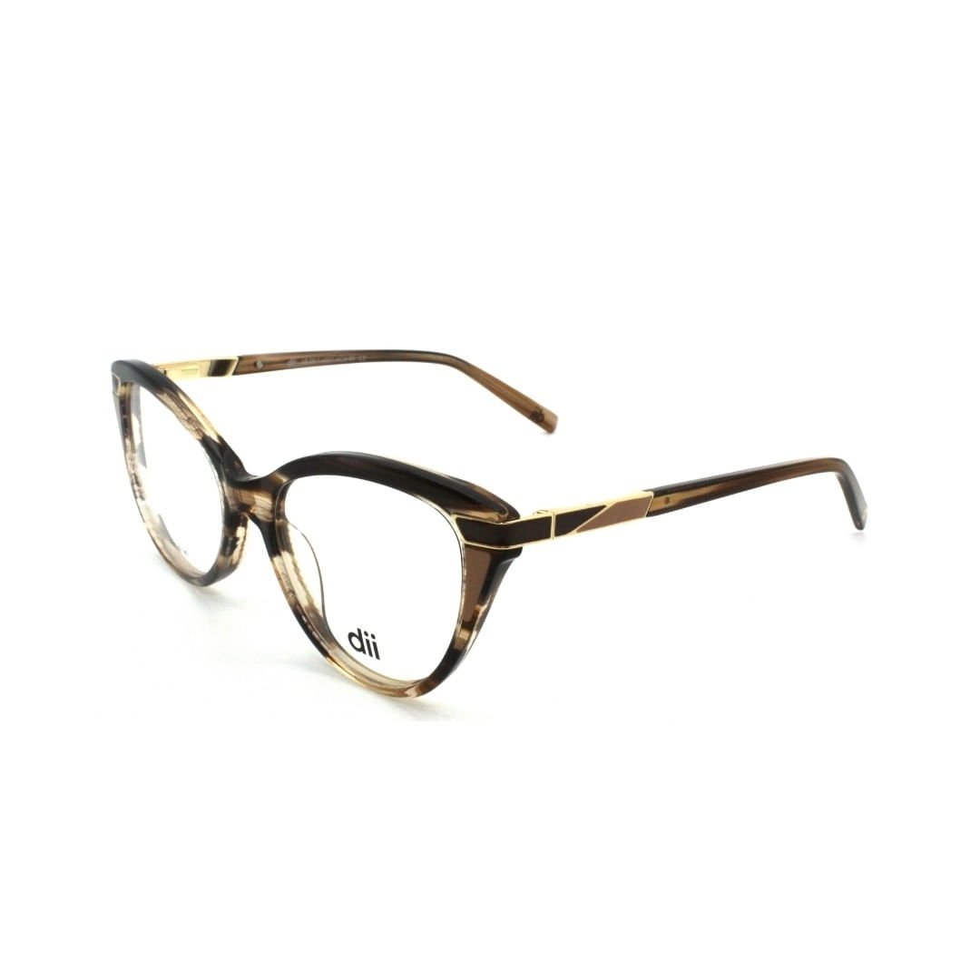 Armação para Óculos de Grau Feminino Dii Collection RDII14321C2 Marrom