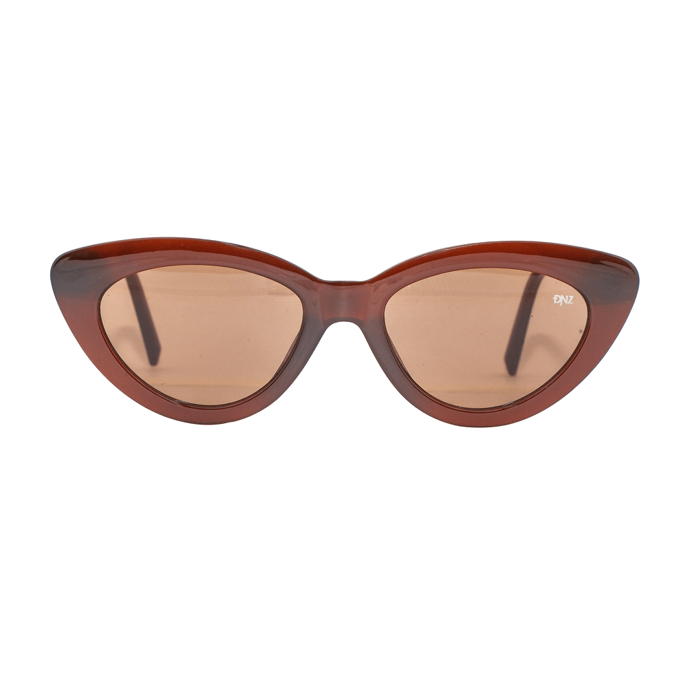 Óculos de Sol Feminino DNZ 1 3020 Marrom Cristal