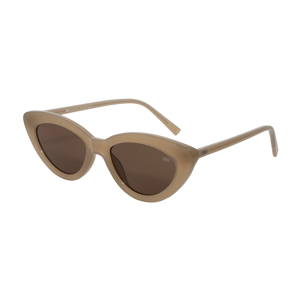 Óculos de Sol Feminino DNZ 1 3020 Bege Cristal