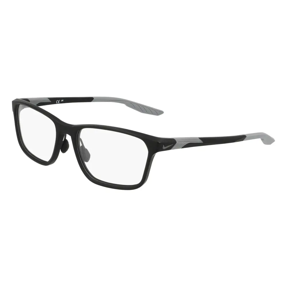 Armação de Óculos de Grau Masculino Esportivo Nike 7405 Preto com Cinza Armação de Óculos de Grau Masculino Esportivo Nike 7405 Preto com Cin