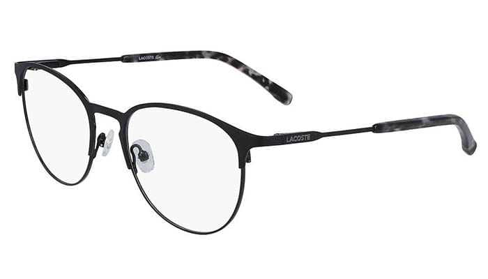Armação de Óculos de Grau Unissex Lacoste Oval L2251 Cor Preto