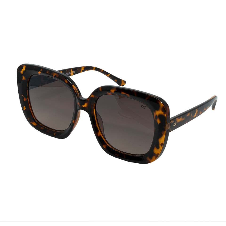 Óculos de Sol Feminino Dii Collection 1 9009 ECO Demi Marrom