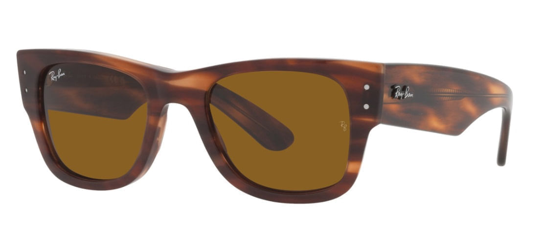 Óculos de Sol Unissex Ray-Ban Mega Wayfarer RB0840S 954/33 Havana