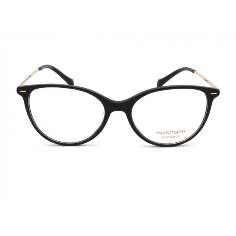 Armação de Óculos de Grau Feminina Hickmann HI60021 Gatinho Preto