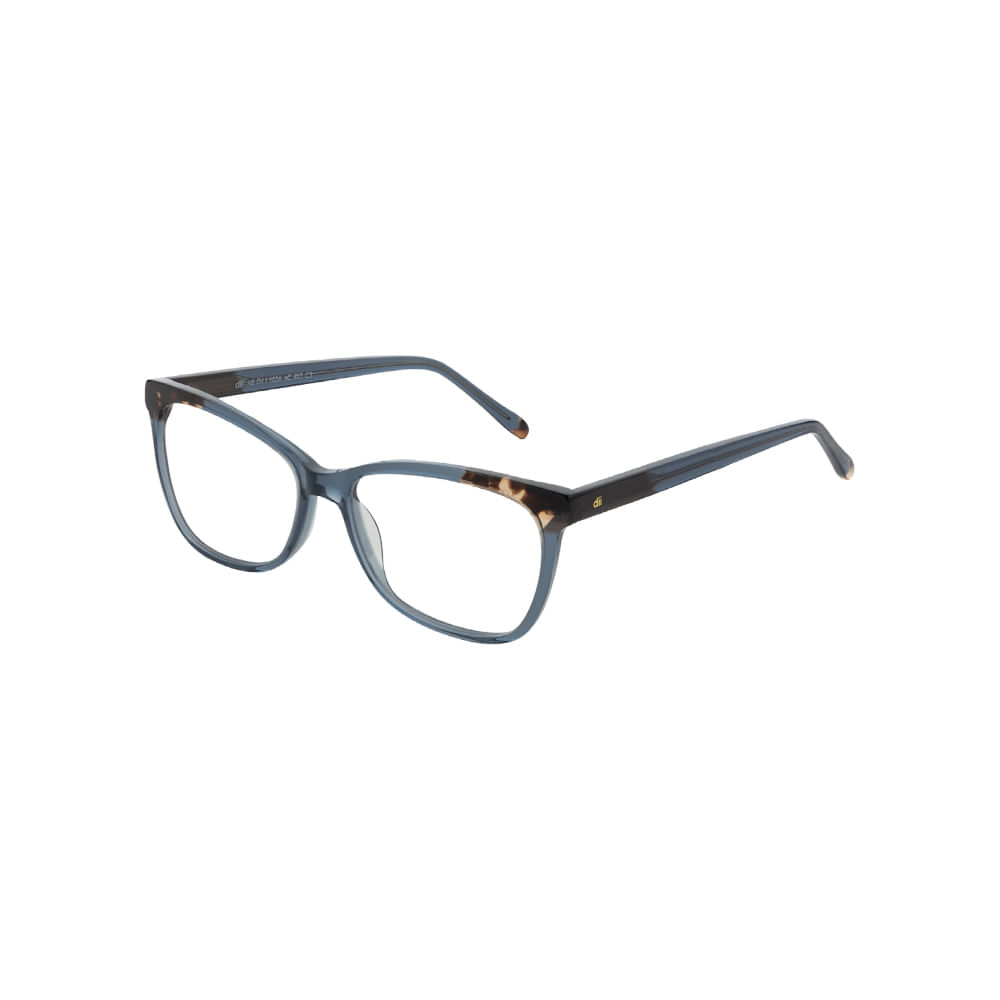 Armação para Óculos de Grau Feminino Dii Collection 1056 Demi com Azul Armação para Óculos de Grau Feminino Dii Collection 1056 Demi com A