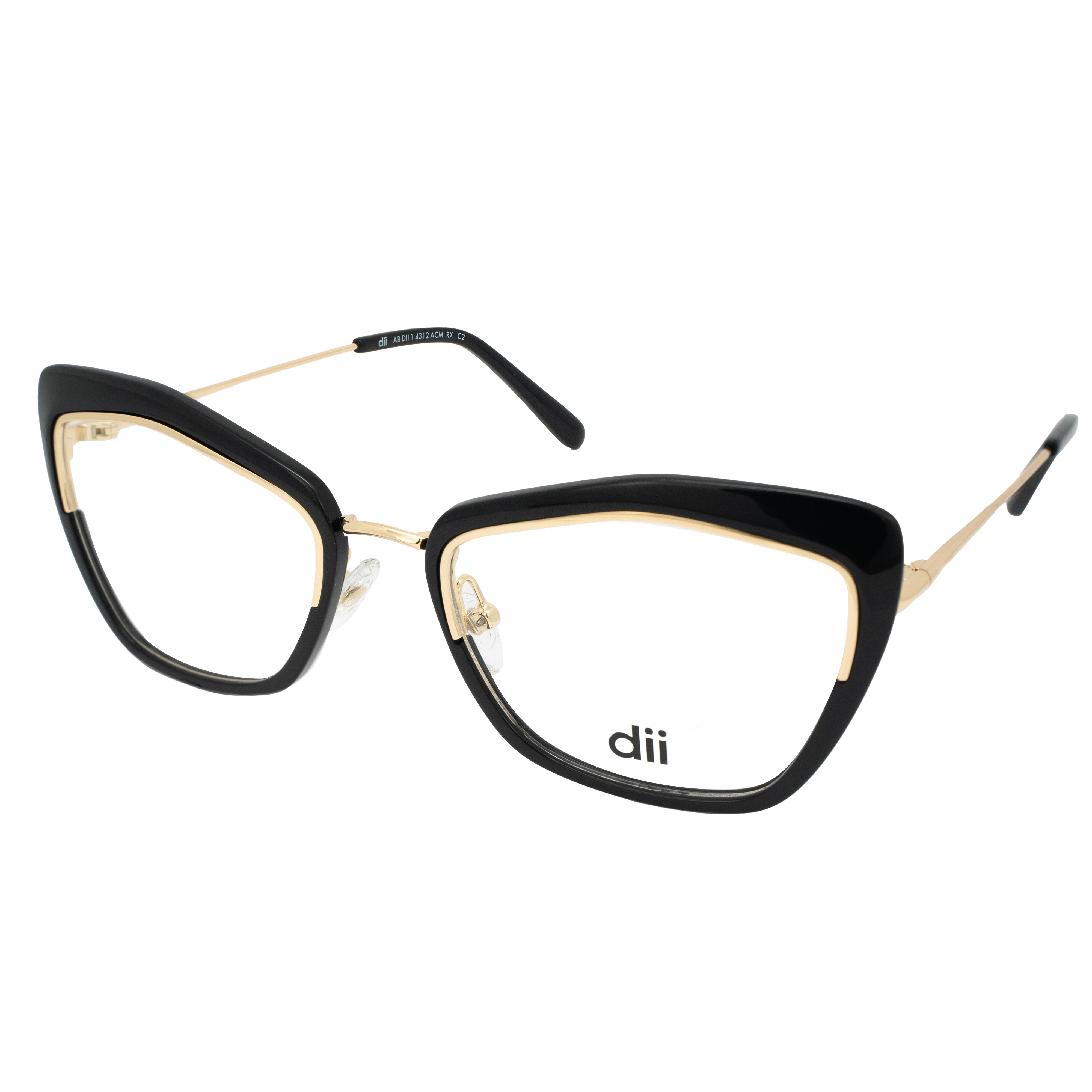 Armação para Óculos de Grau Feminino Dii Collection 1 4312 Preto